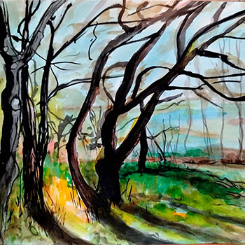 Croqueurs Ria d'Étel © Annik Clabecq