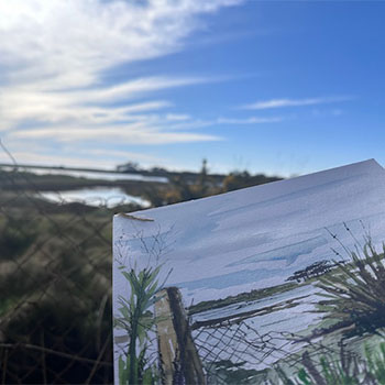 Croqueurs Ria d'Étel © Karine Goualou