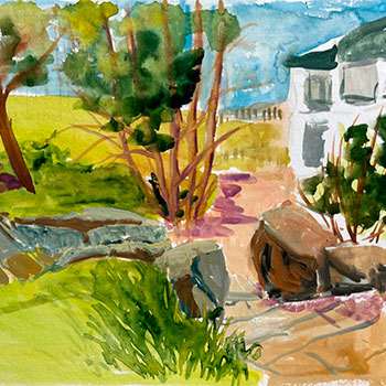 Croqueurs Ria d'Étel © Marie-Claire Heulot