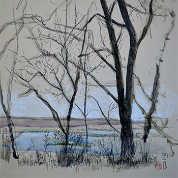 Croqueurs Ria d'Étel © Pierre-Armand Patin