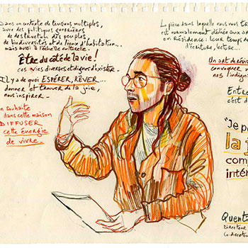 Rencontre à la Maison Germaine Tillion © Damien Roudeau