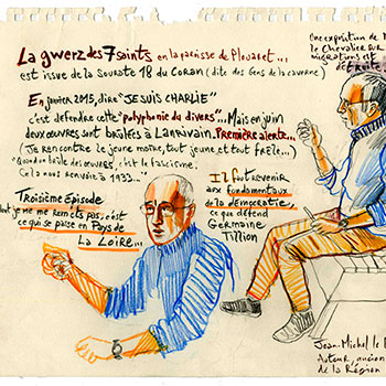 Rencontre à la Maison Germaine Tillion © Damien Roudeau