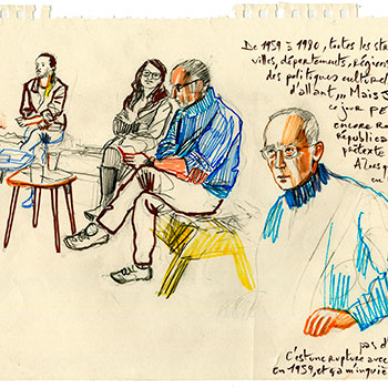 Rencontre à la Maison Germaine Tillion © Damien Roudeau