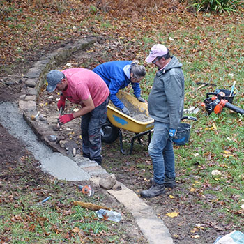 Les chantiers nature de la BBO prend soin du jardin © Marie Favreau