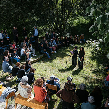 Un Dimanche chez Germaine, des élèves du collège Brizeux (Lorient) nous interpellent © Mathieu Menard
